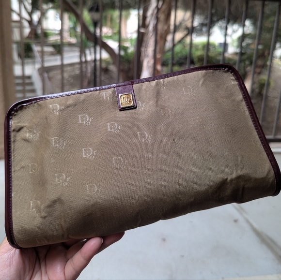 Christian DIOR Trotter Vintage Travel Case  Charm Pull Diorissimo 💕 Toiletry - Picture 1 of 14
